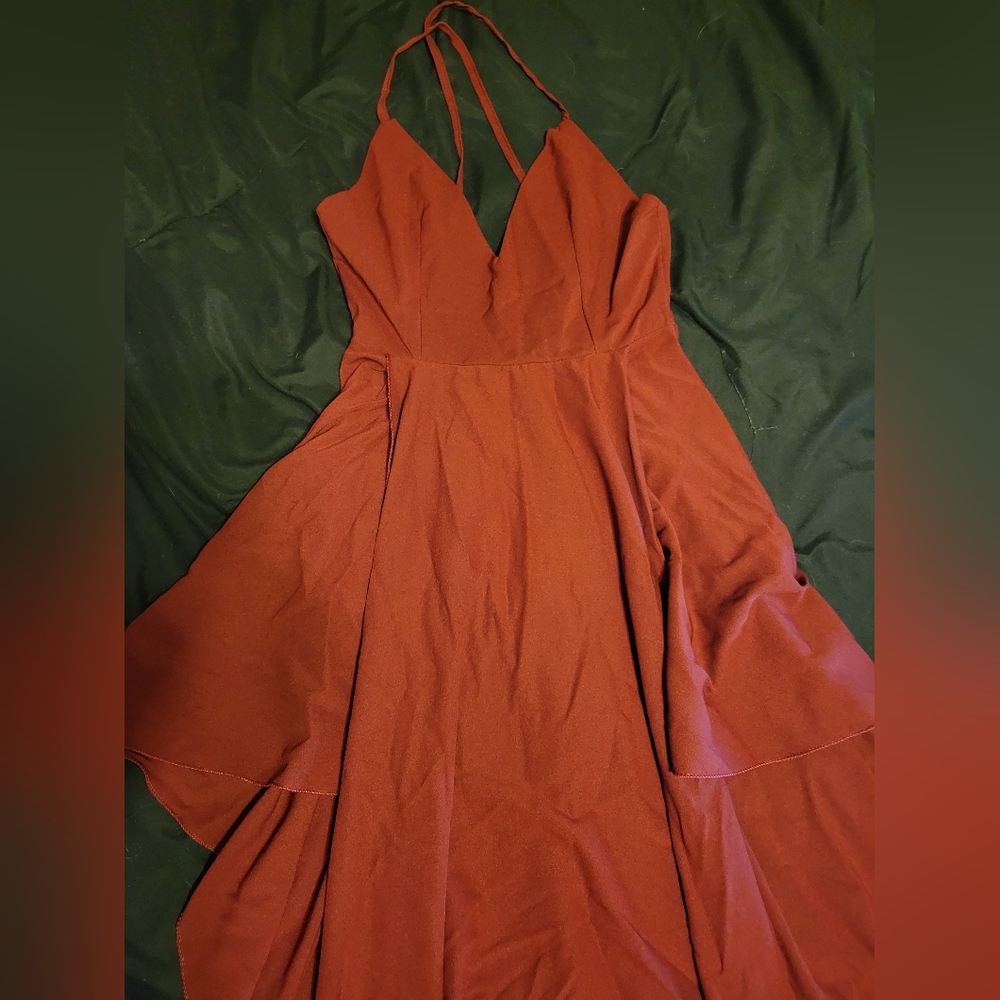 Maroon summer dress